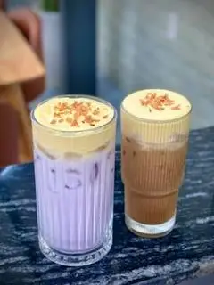 Hình ảnh Khoai môn latte kem trứng