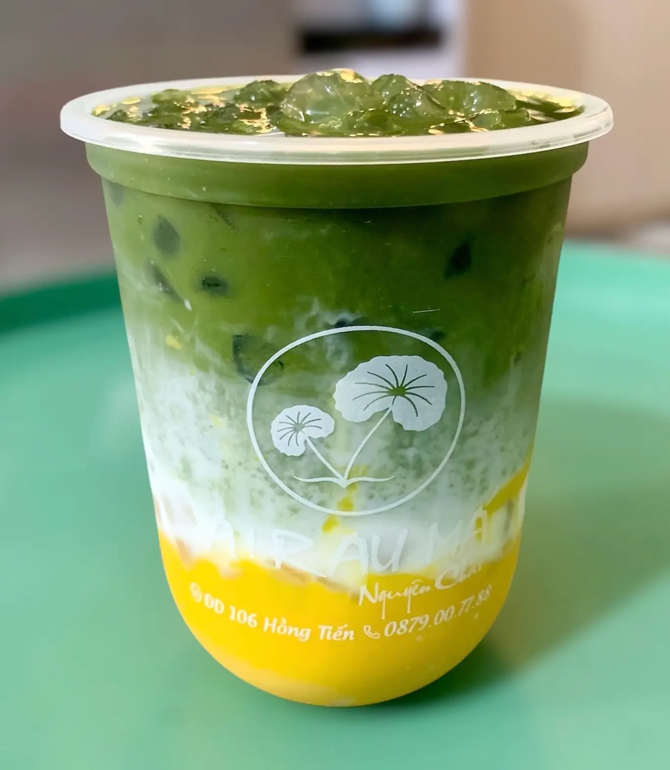 Hình ảnh Rau má bí đỏ cốt dừa