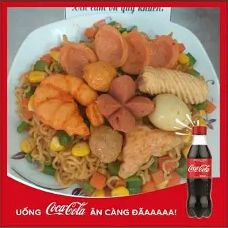 Hình ảnh Combo mì trộn thập cẩm nhiều mì +coca
