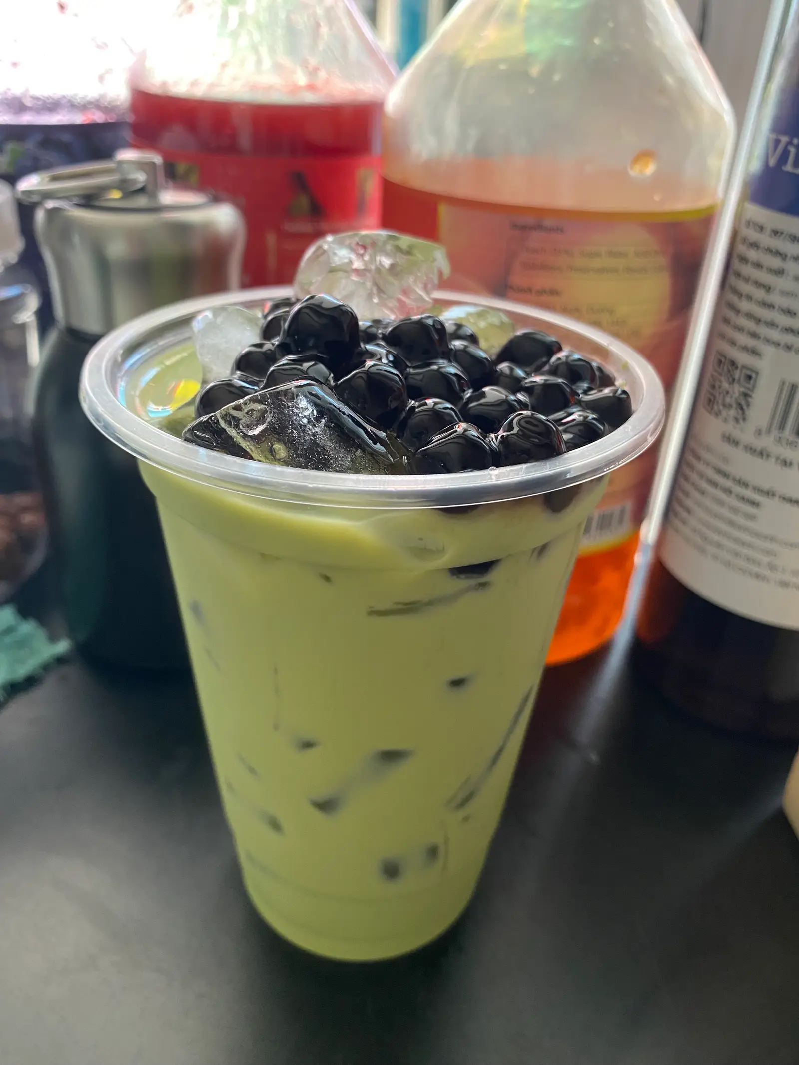 Hình ảnh Trà sữa Thái xanh