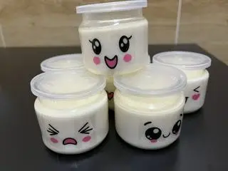 Hình ảnh Combo 5 hũ sữa chua phô mai