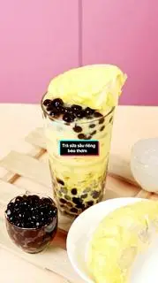 Hình ảnh Trà sữa sầu riêng 700ml