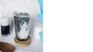 Hình ảnh Trà sữa than tre