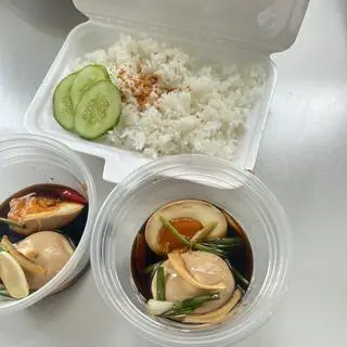 Hình ảnh Cơm trứng ngâm tương siêu dính