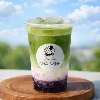 Hình ảnh Matcha Latte Việt Quất 500ml