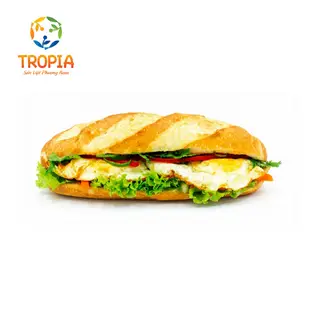 Hình ảnh Bánh mì ốp la 2 trứng
