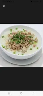 Hình ảnh Cháo thịt bằm+ nước ép Dưa hấu
