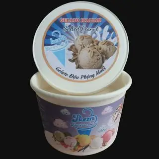 Hình ảnh Kem Gelato Đậu Phộng Muối - Bếp Nhà 