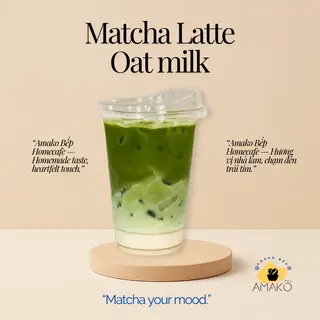Hình ảnh Matcha latte oat milk