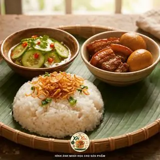 Hình ảnh Xôi Xíu Thịt Kho + Trứng