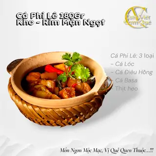 Hình ảnh Cơm Cá Phi Lê Kho - Rim Mặn Ngọt 180Gr