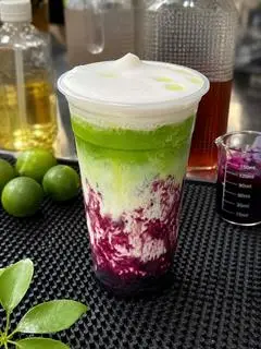 Hình ảnh Matcha Late Việt Quất