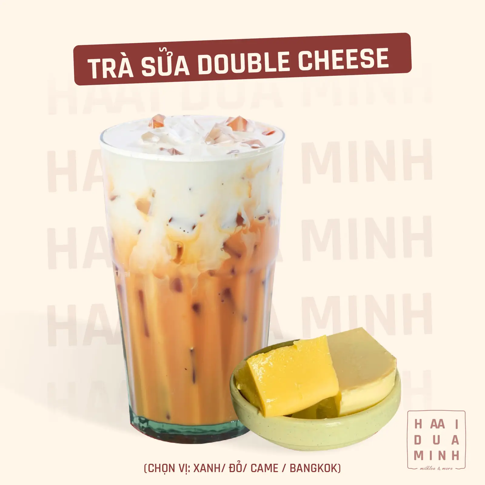 Hình ảnh TRÀ SỮA DOUBLE CHEESE - size L 650ml