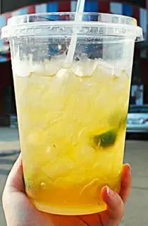 Hình ảnh Hồng trà quất trân châu size 1000ml