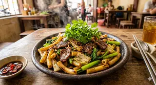 Hình ảnh Nui xào bò