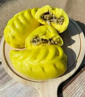 Hình ảnh Bánh bao gà nấm