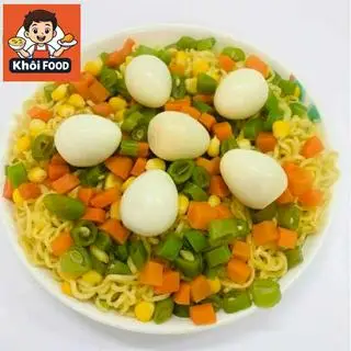 Hình ảnh Mì Trộn Trứng Cút