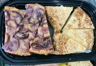 Hình ảnh Bánh mix 2 loại chuối nướng - khoai mì