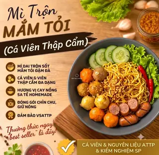 Hình ảnh Mì trộn MIX 1 - Mì xào cá viên thập cẩm