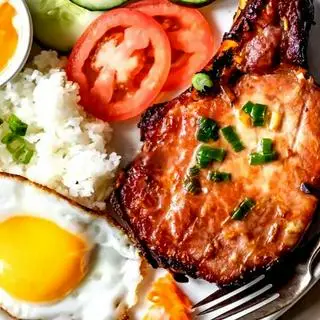 Hình ảnh Cơm tấm sườn ốp la