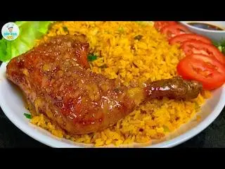 Hình ảnh Cơm Chiên Đùi Gà Sốt Mắm Tỏi ( Size Nhỏ )