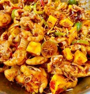 Hình ảnh Chân gà rút xương sốt Thái - size nhỏ