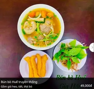 Hình ảnh Bún bò Huế truyền thống