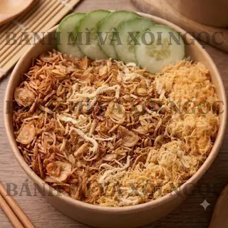 Hình ảnh Xôi nóng ruốc hành