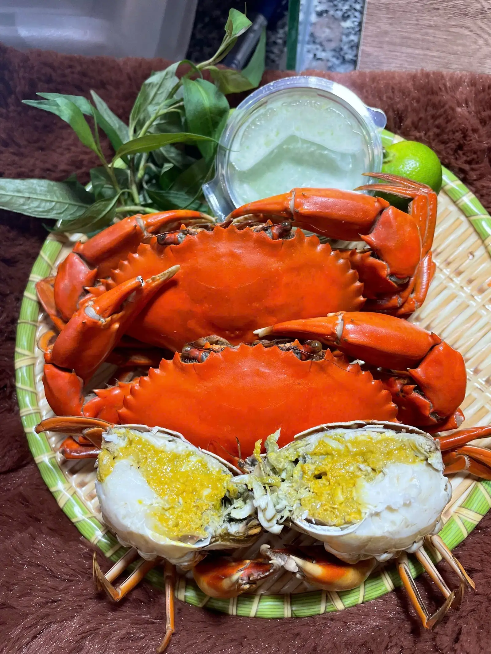 Hình ảnh Combo 3 con cua thịt size vừa( bao ăn)
