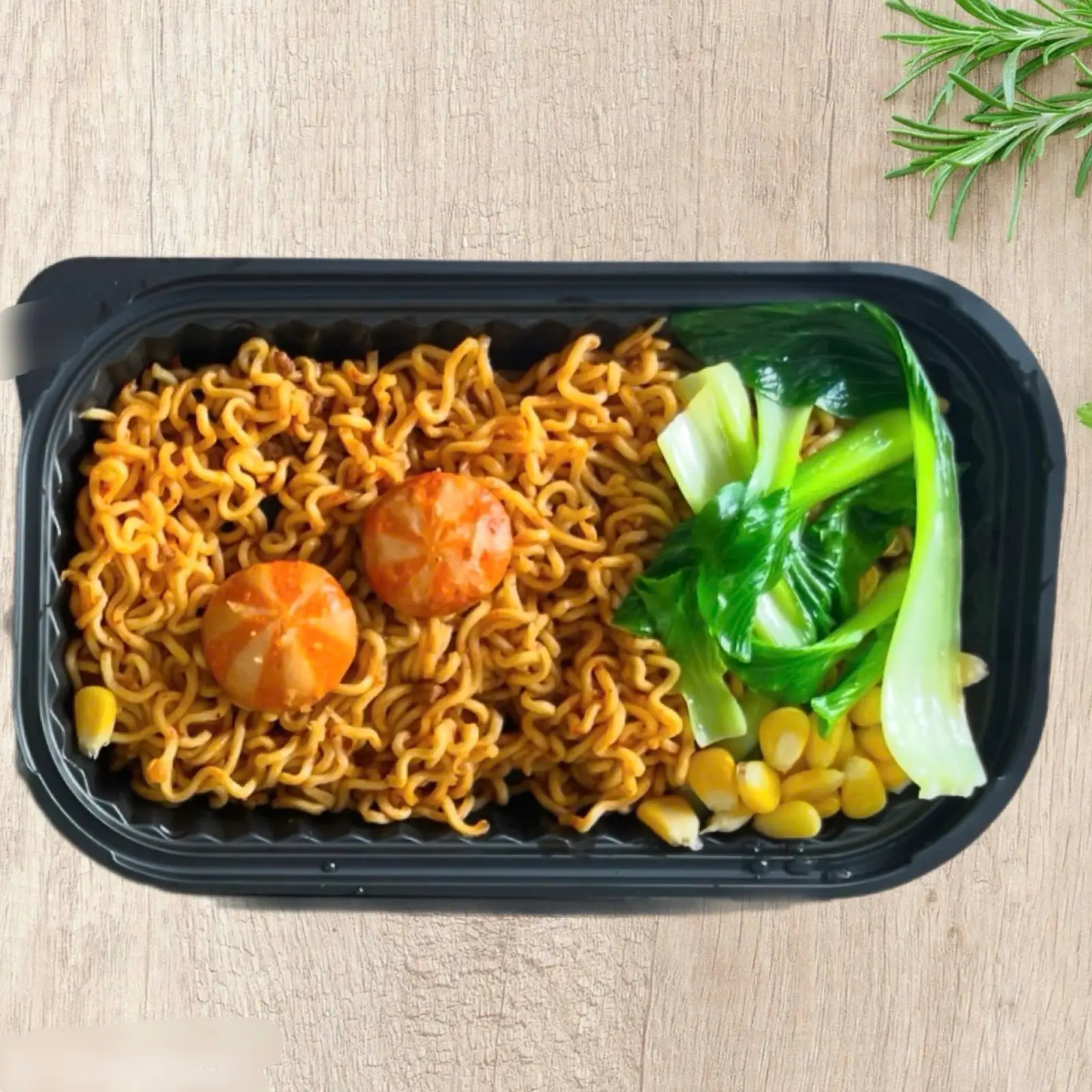 Hình ảnh Mì bánh bao trứng nhím