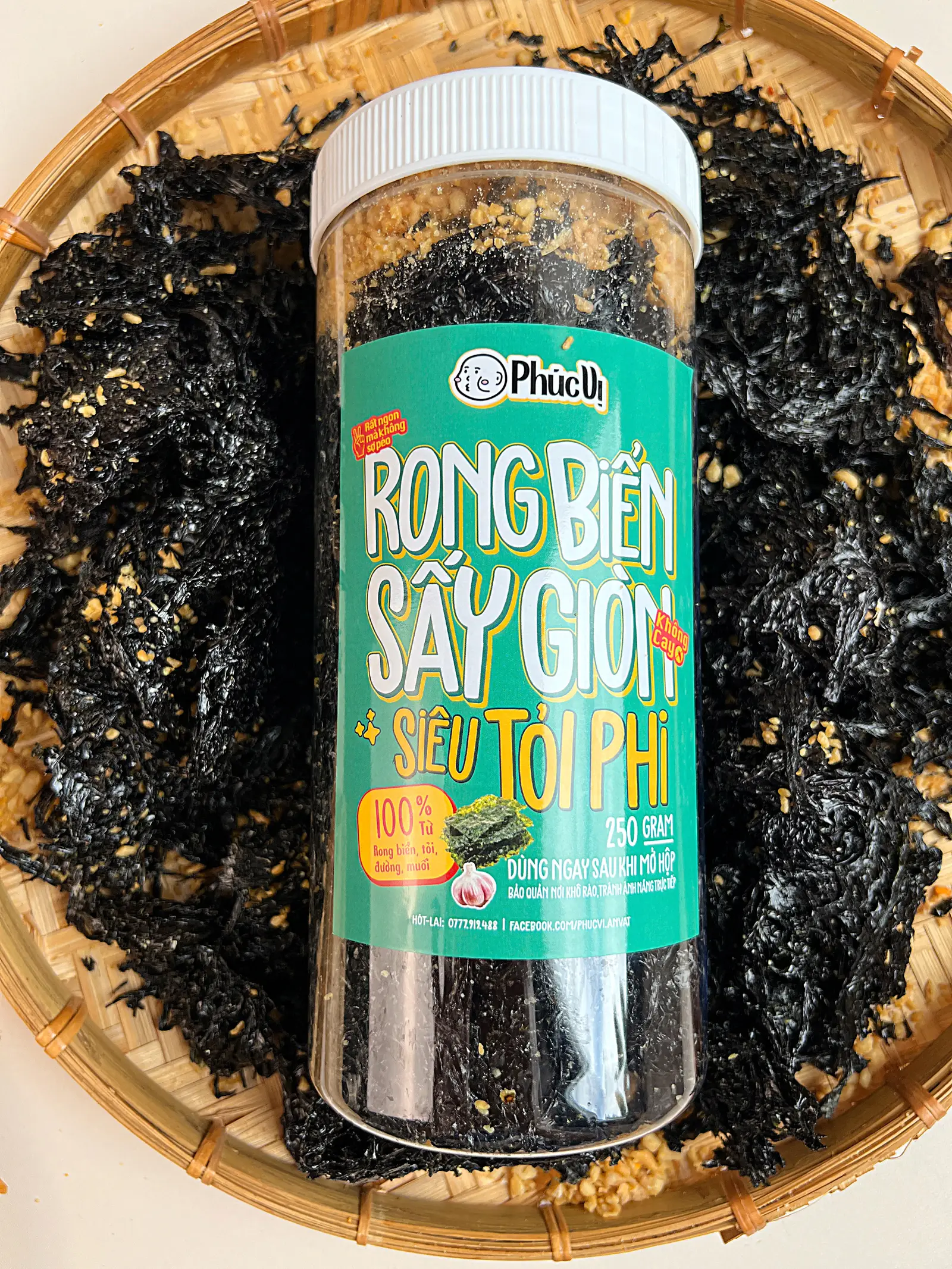 Hình ảnh Rong biển siêu tỏi phi