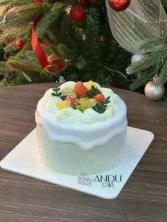 Hình ảnh Bánh sinh nhật kem matcha kem chảy size 13 - Andu cake