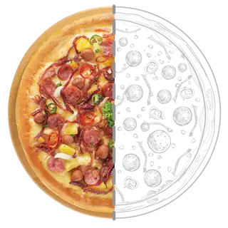 Hình ảnh Pizza 5 loại phômai