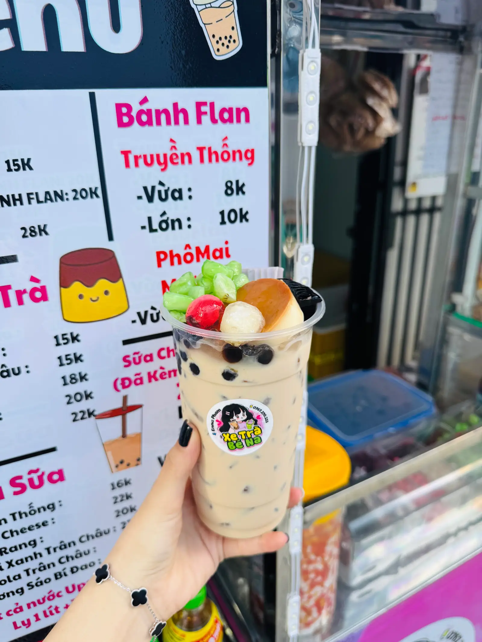Hình ảnh Trà sữa Truyền Thống Full topping 