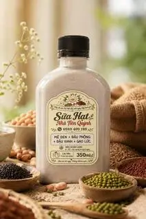 Hình ảnh Mè đen - đậu phộng - đậu xanh - gạo lứt