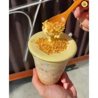 Hình ảnh Trà sữa dừa nướng kem cheese