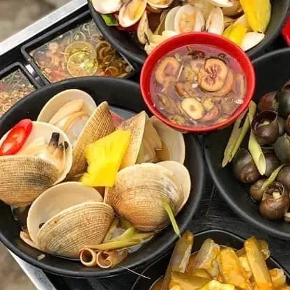 Hình ảnh Ngao thưng hấp Thái