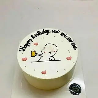Hình ảnh Bánh sinh nhật vẽ hình cute