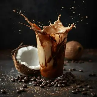 Hình ảnh Cà phê sữa dừa