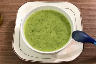 Hình ảnh Cháo thịt bằm rau ngót