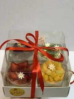 Hình ảnh Set bánh lạnh 4 ly tròn trụ