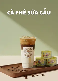 Hình ảnh Cà phê sữa gấu