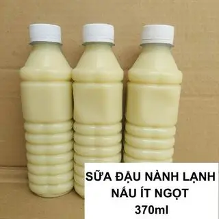 Hình ảnh Combo 3 Chai Sữa  Đậu Nành Lạnh 370ml Nhà Nấu – Ít Ngọt