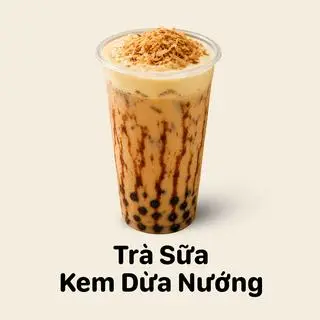 Hình ảnh Trà sữa kem dừa nướng 