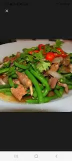 Hình ảnh Đậu que xào mề gà