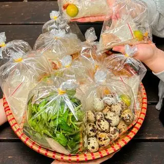 Hình ảnh Set bánh tráng vò tuổi thơ