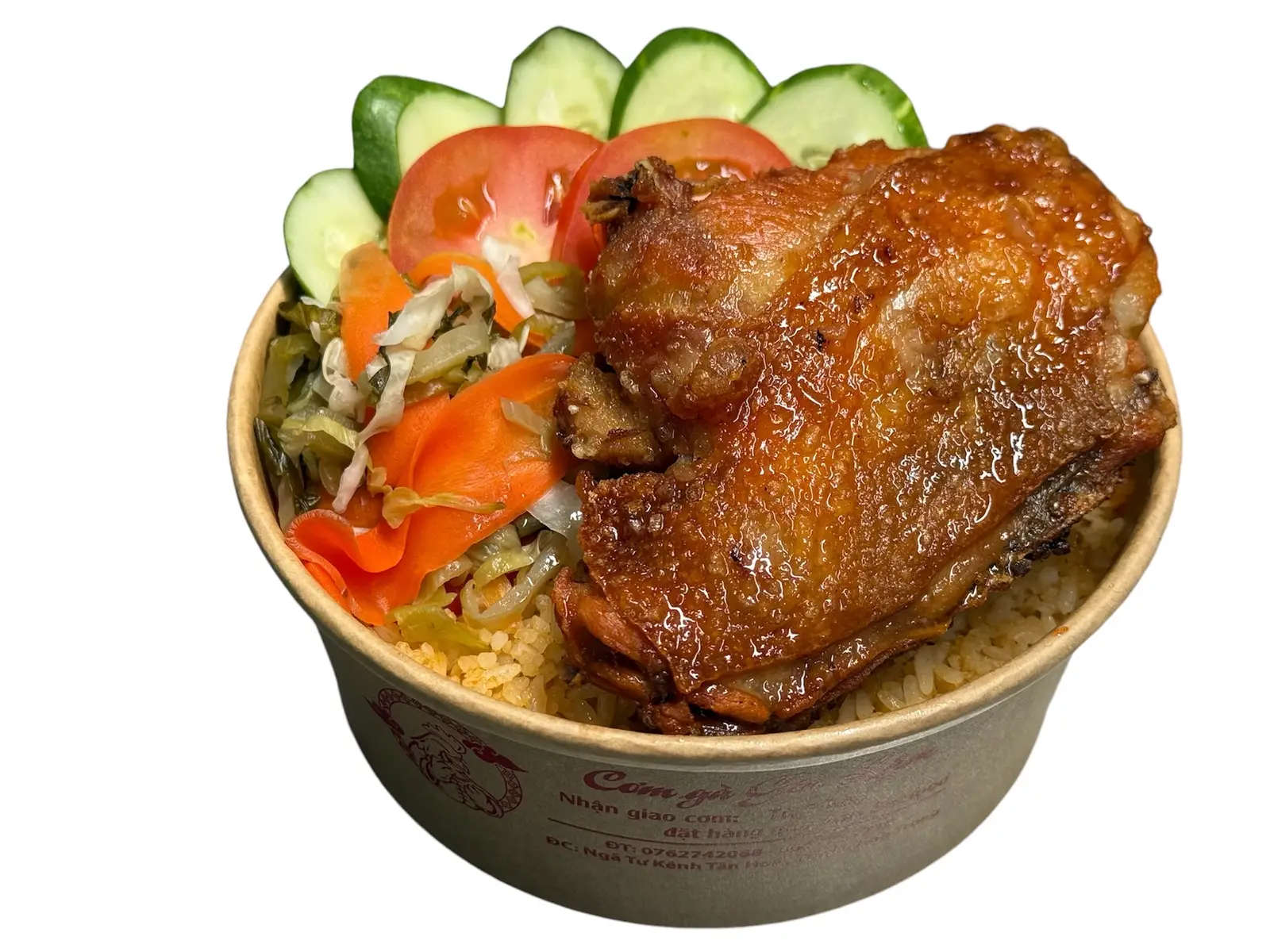 Hình ảnh Cơm má đùi xối mỡ