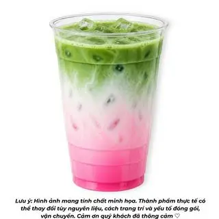 Hình ảnh Matcha Latte Mây Hồng