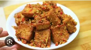 Hình ảnh Đậu hũ chiên sả chay
