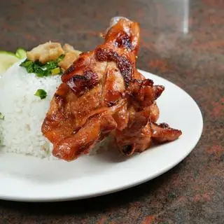 Hình ảnh Cơm đùi gà nướng mật ong